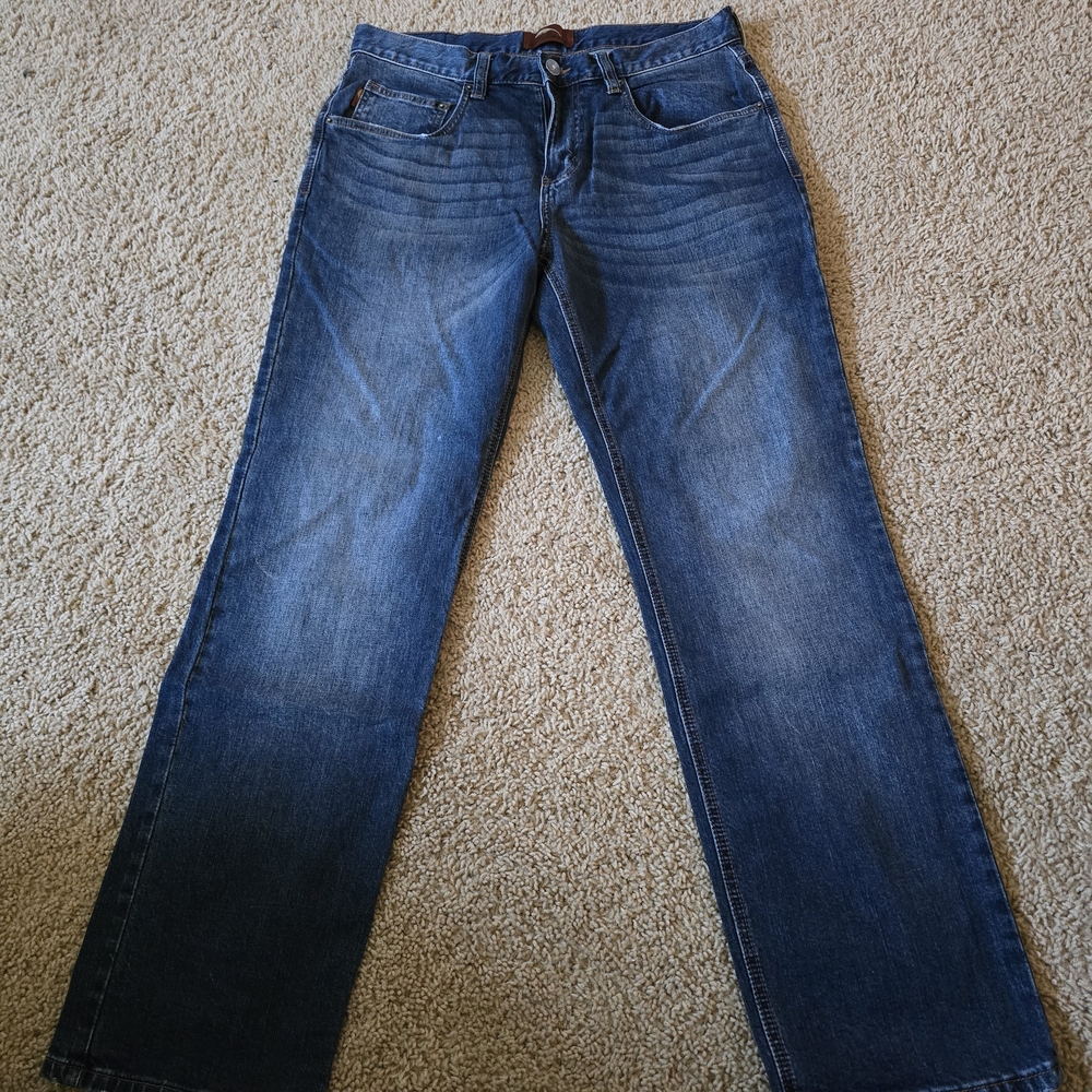Timberlake Men's Straight Fit Denim Jeans